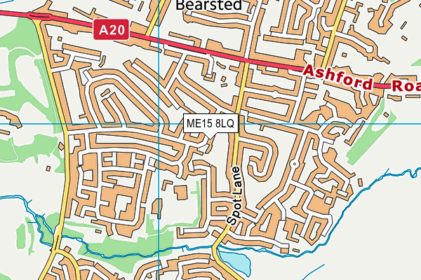 ME15 8LQ map - OS VectorMap District (Ordnance Survey)