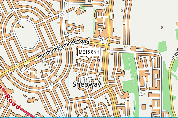 ME15 8NH map - OS VectorMap District (Ordnance Survey)