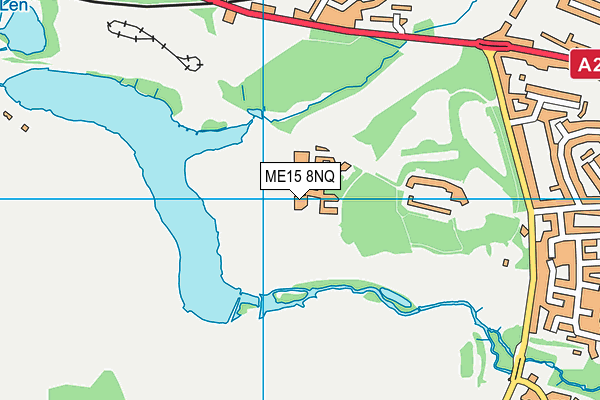 ME15 8NQ map - OS VectorMap District (Ordnance Survey)