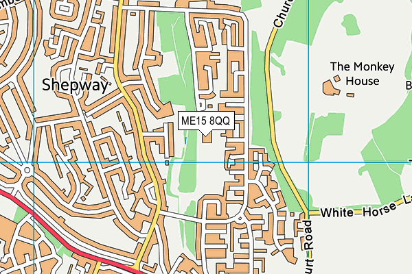 ME15 8QQ map - OS VectorMap District (Ordnance Survey)