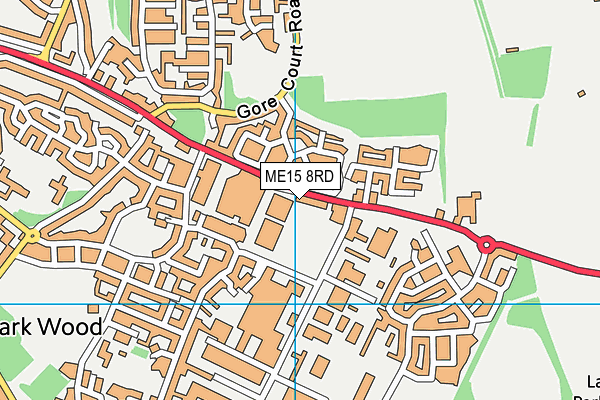 ME15 8RD map - OS VectorMap District (Ordnance Survey)