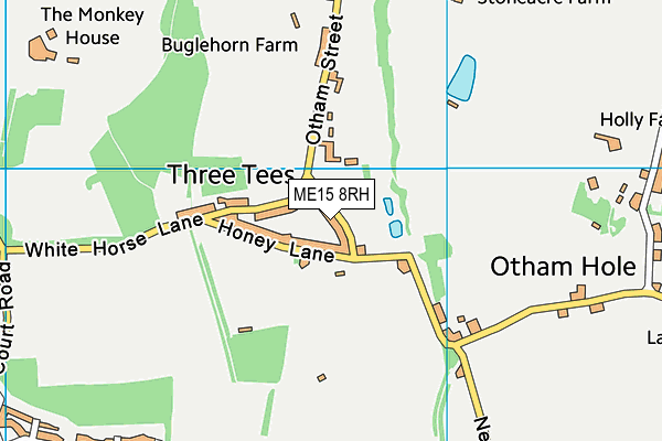 ME15 8RH map - OS VectorMap District (Ordnance Survey)