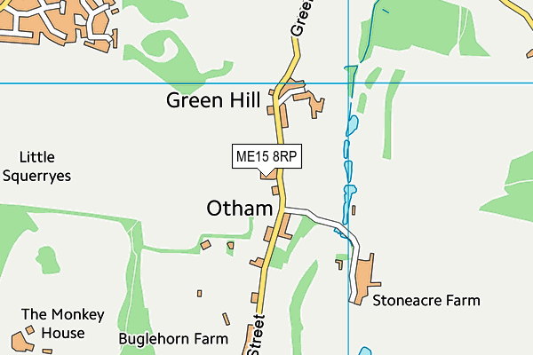 ME15 8RP map - OS VectorMap District (Ordnance Survey)