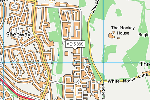 ME15 8SS map - OS VectorMap District (Ordnance Survey)
