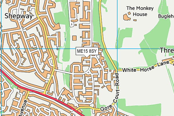 ME15 8SY map - OS VectorMap District (Ordnance Survey)