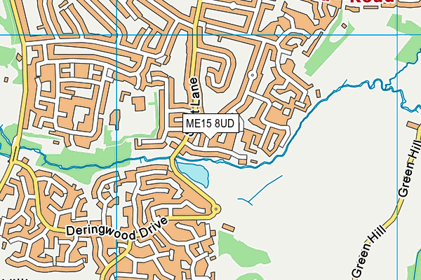 ME15 8UD map - OS VectorMap District (Ordnance Survey)
