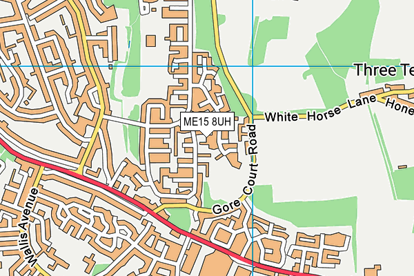 ME15 8UH map - OS VectorMap District (Ordnance Survey)