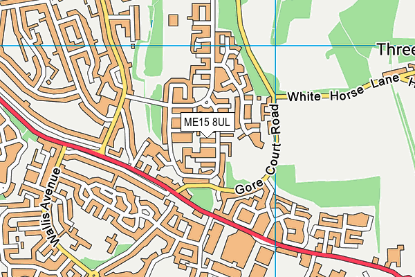 ME15 8UL map - OS VectorMap District (Ordnance Survey)