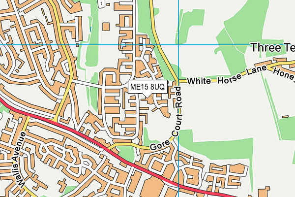 ME15 8UQ map - OS VectorMap District (Ordnance Survey)