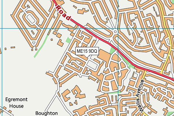 ME15 9DQ map - OS VectorMap District (Ordnance Survey)