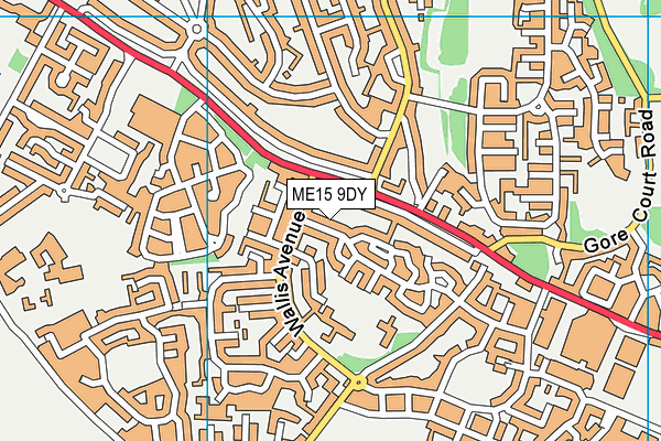 ME15 9DY map - OS VectorMap District (Ordnance Survey)