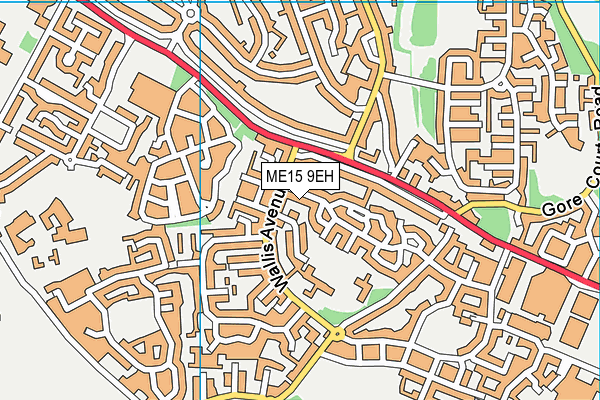 ME15 9EH map - OS VectorMap District (Ordnance Survey)