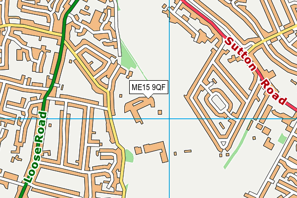 Five Acre Wood School map (ME15 9QF) - OS VectorMap District (Ordnance Survey)