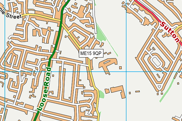 ME15 9QP map - OS VectorMap District (Ordnance Survey)