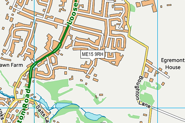 ME15 9RH map - OS VectorMap District (Ordnance Survey)