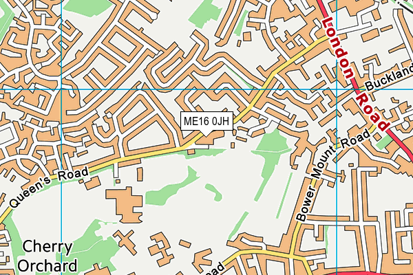 ME16 0JH map - OS VectorMap District (Ordnance Survey)
