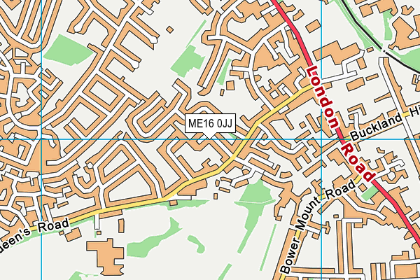ME16 0JJ map - OS VectorMap District (Ordnance Survey)