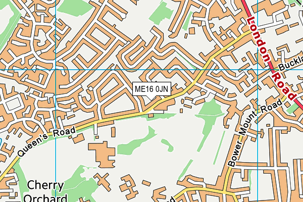 ME16 0JN map - OS VectorMap District (Ordnance Survey)