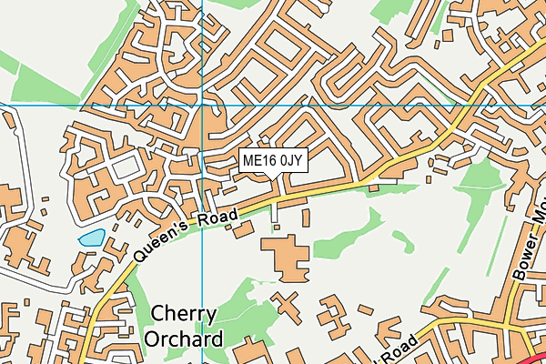 ME16 0JY map - OS VectorMap District (Ordnance Survey)
