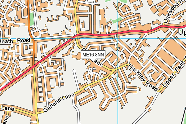 ME16 8NN map - OS VectorMap District (Ordnance Survey)