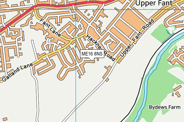 ME16 8NS map - OS VectorMap District (Ordnance Survey)