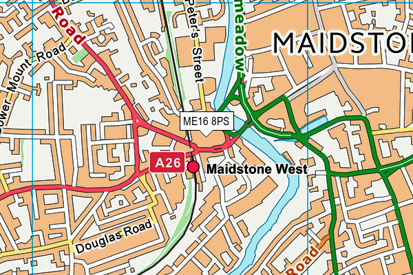 Trugym (Maidstone) (Closed) map (ME16 8PS) - OS VectorMap District (Ordnance Survey)