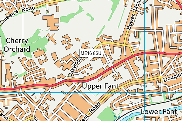 ME16 8SU map - OS VectorMap District (Ordnance Survey)