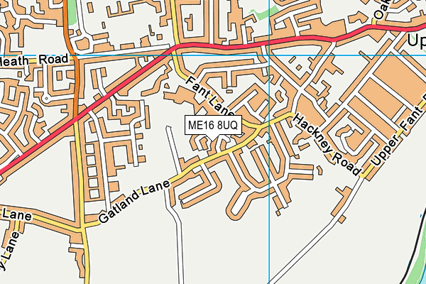 ME16 8UQ map - OS VectorMap District (Ordnance Survey)