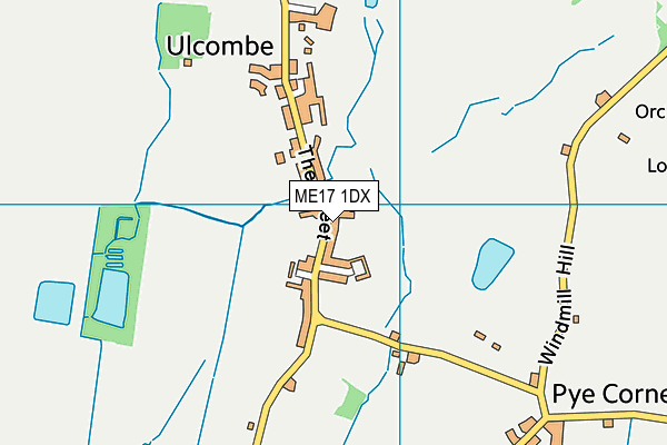 ME17 1DX map - OS VectorMap District (Ordnance Survey)