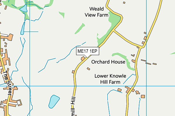 ME17 1EP map - OS VectorMap District (Ordnance Survey)