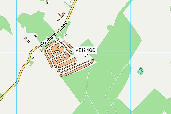 ME17 1GQ map - OS VectorMap District (Ordnance Survey)