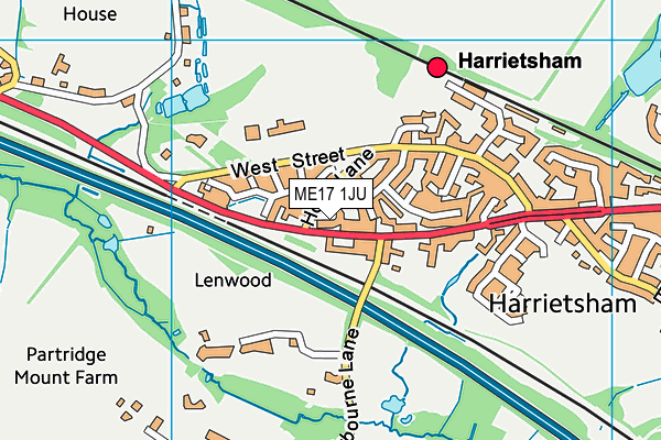 Map of THE HAMPSHIRES ESTATE MANAGEMENT COMPANY LIMITED at district scale
