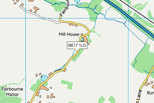 ME17 1LQ map - OS VectorMap District (Ordnance Survey)