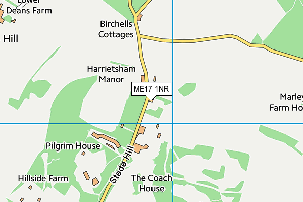 ME17 1NR map - OS VectorMap District (Ordnance Survey)