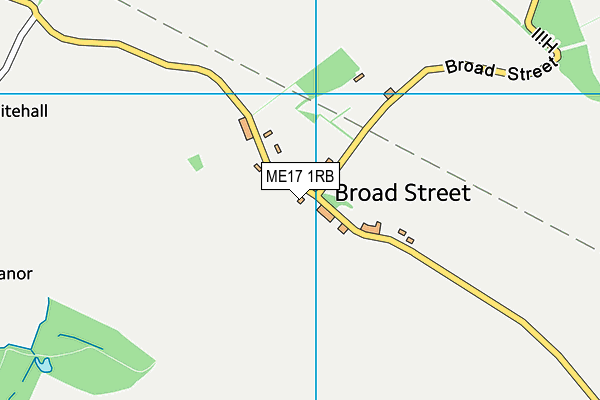 ME17 1RB map - OS VectorMap District (Ordnance Survey)