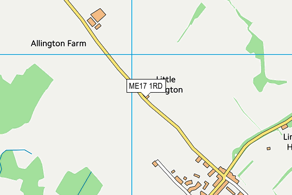 ME17 1RD map - OS VectorMap District (Ordnance Survey)