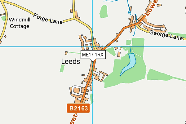 ME17 1RX map - OS VectorMap District (Ordnance Survey)