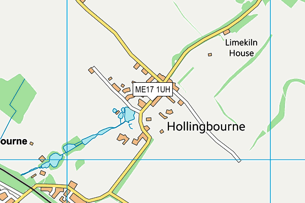 ME17 1UH map - OS VectorMap District (Ordnance Survey)