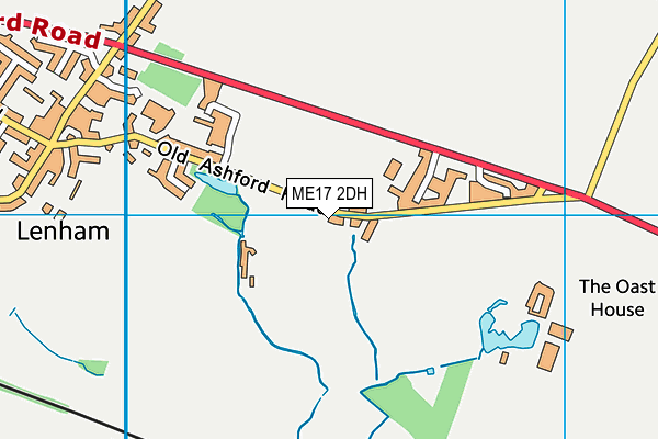 ME17 2DH map - OS VectorMap District (Ordnance Survey)