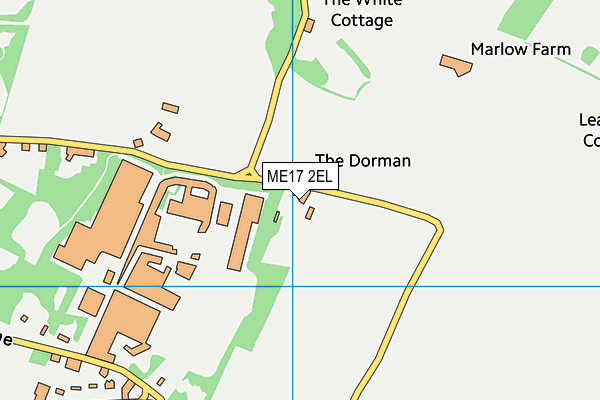 ME17 2EL map - OS VectorMap District (Ordnance Survey)