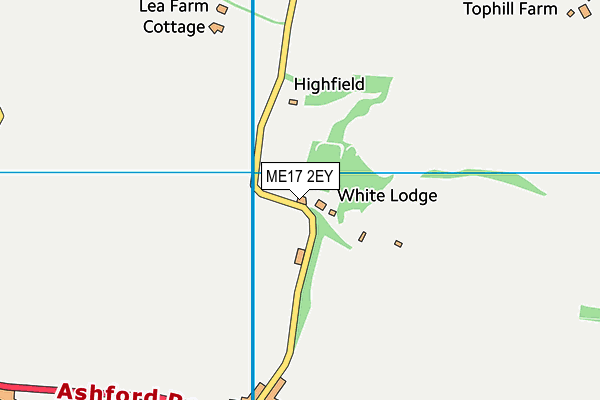 ME17 2EY map - OS VectorMap District (Ordnance Survey)