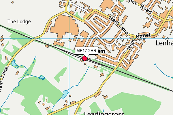 ME17 2HR map - OS VectorMap District (Ordnance Survey)