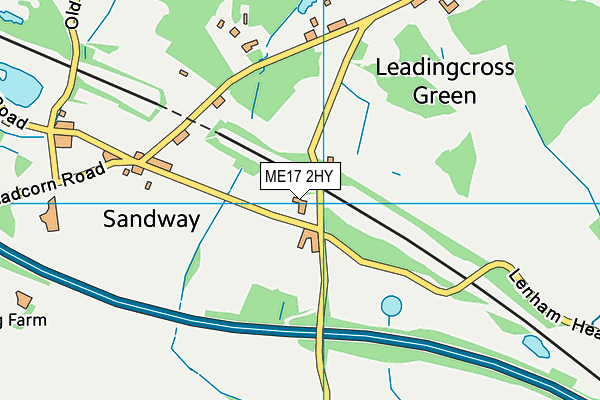 ME17 2HY map - OS VectorMap District (Ordnance Survey)