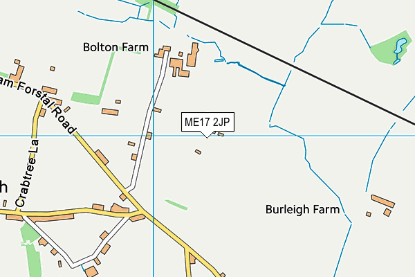 ME17 2JP map - OS VectorMap District (Ordnance Survey)