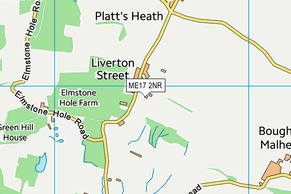 ME17 2NR map - OS VectorMap District (Ordnance Survey)