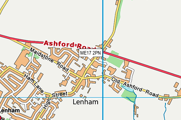 ME17 2PN map - OS VectorMap District (Ordnance Survey)