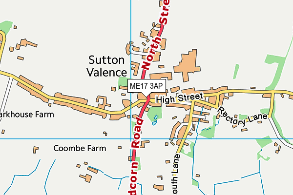 ME17 3AP map - OS VectorMap District (Ordnance Survey)