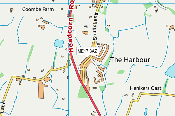 Map of BETTY&DODGE LTD at district scale