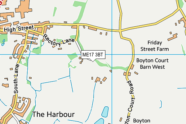 ME17 3BT map - OS VectorMap District (Ordnance Survey)