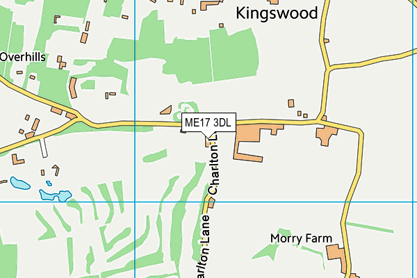 ME17 3DL map - OS VectorMap District (Ordnance Survey)